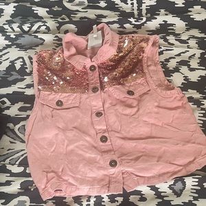 Belle du hour tank top for girls with bling